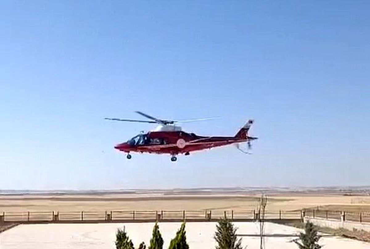 Yenidoğan bebeğe ambulans helikopter