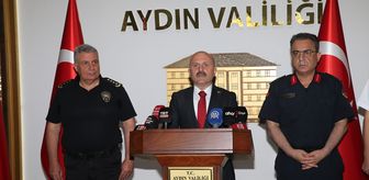 Aydın Valisi Varol, haziran ayı asayiş ve güvenlik verilerini açıkladı