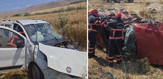Çankırı'da hafif ticari araç ile otomobil çarpıştı: 3 kişi öldü, 4 kişi yaralandı