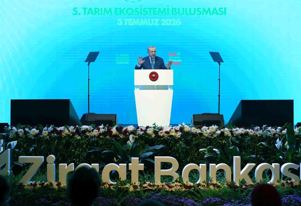 Cumhurbaşkanı Erdoğan'dan muhalefete tepki: 'Dünyada ve Türkiye'de tarımın geldiği seviyeden haberleri yok'