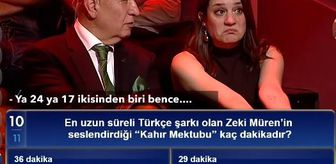 En uzun süreli Türkçe şarkı olan Zeki Müren'in seslendirdiği 'Kahir Mektubu' kaç dakikadır?