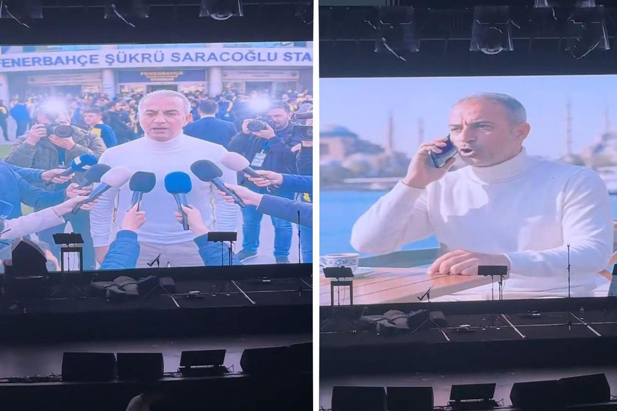 Galatasaraylı yöneticiler ve teknik adamlar birlikte