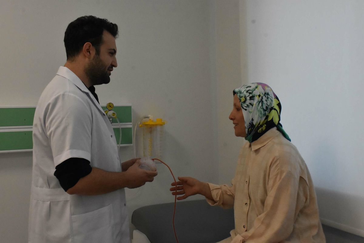 İzmir Şehir Hastanesi'nde yapılan operasyon sonrası genel görünüm
