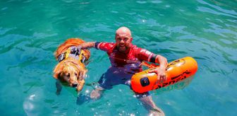 K9 köpeği Zeyna boğulma vakalarında cankurtaranlara destek oluyor