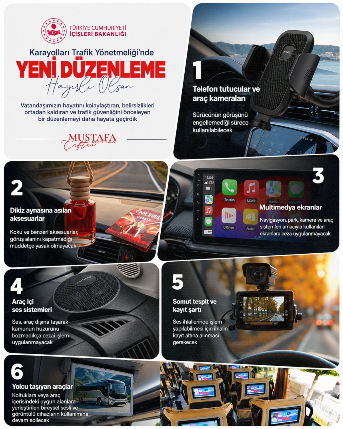 Karayolları Trafik Yönetmeliği'nde Değişiklik Resmi Gazete'de Yayımlandı