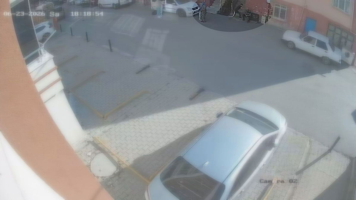 Kartal'da yaşanan cinayet olayına ilişkin güvenlik kamerası incelemesi