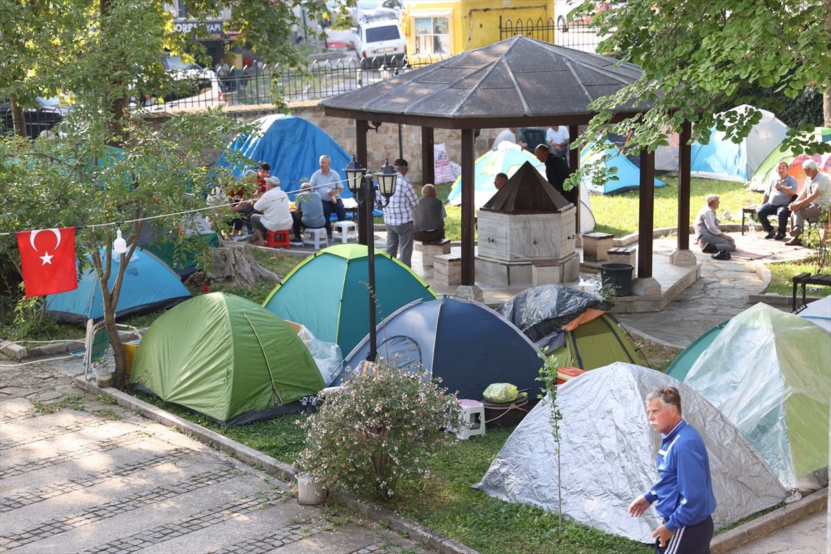 Kırkpınar tutkusu çadırları doldurdu