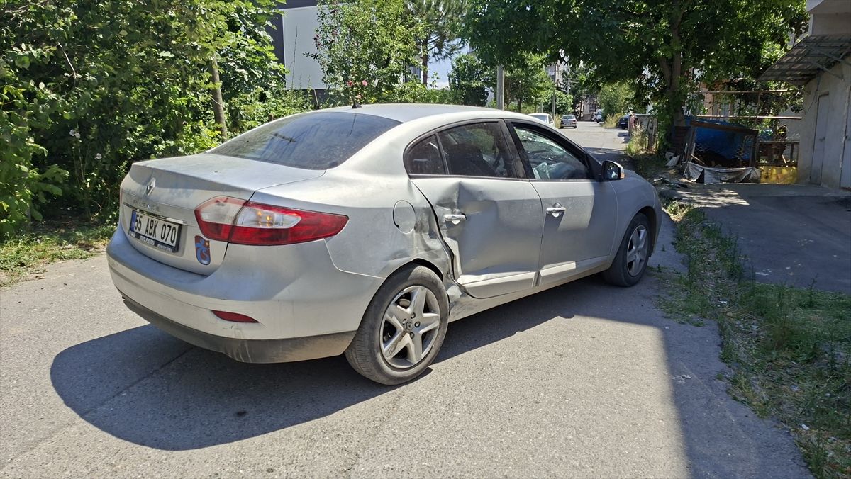 Samsun'da iki aracın çarpıştığı kazada 2 kişi yaralandı