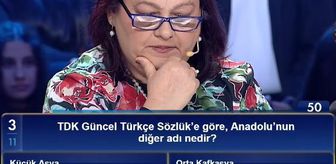 TDK Güncel Türkçe Sözlük'e göre, Anadolu'nun diğer adı nedir?