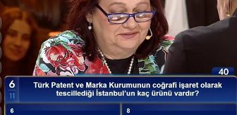 Türk Patent ve Marka Kurumunun coğrafi işaret olarak tescillediği İstanbul'un kaç ürünü vardır?