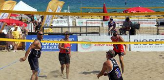 Uluslararası Pro Beach Tour Grand Slam Voleybol Turnuvası'nın Sinop etabı sürüyor