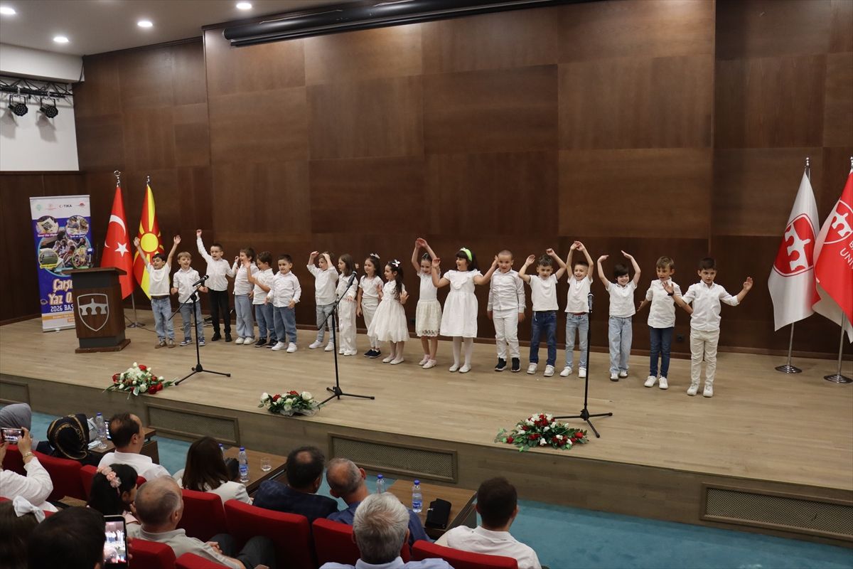 Üsküp'te TİKA destekli yaz okulunun sertifika töreni düzenlendi