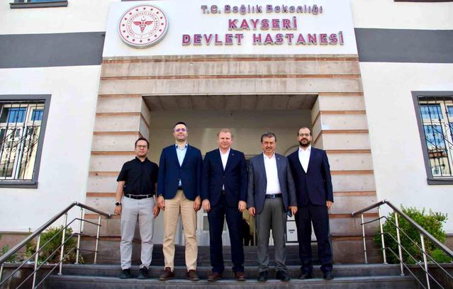 Yeşilhisar heyetinden Başhekim Çöl’e ziyaret