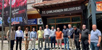 Belçika'nın Türkiye Büyükelçisi Çamlıhemşin Belediyesini ziyaret etti
