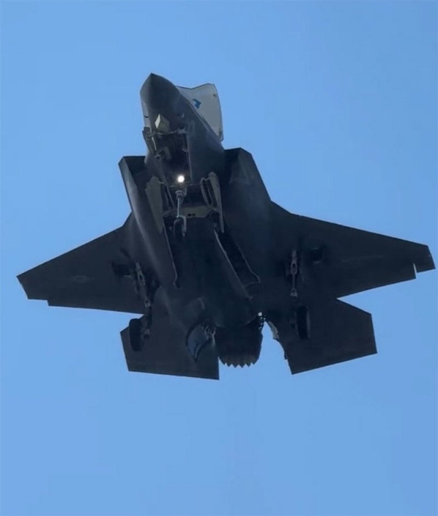 F-35 over no-fly zone