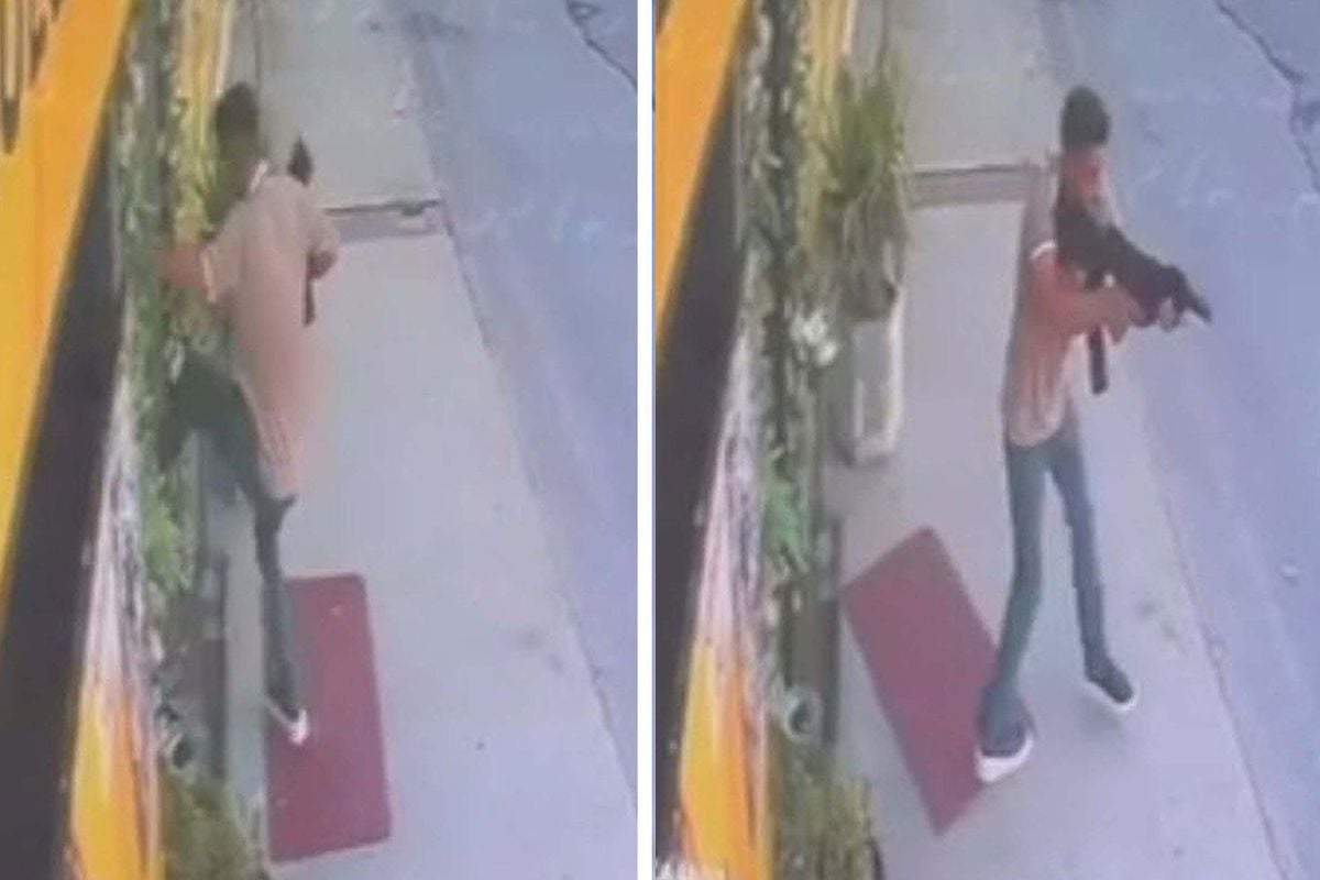 Sevgilisinin çalıştığı eğlence mekanı önünde pompalı tüfekle ateş rastgele ateş açtı