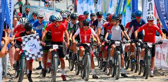 Erzincan'da Ergan MTB Cup Dağ Bisikleti Yarışı başladı