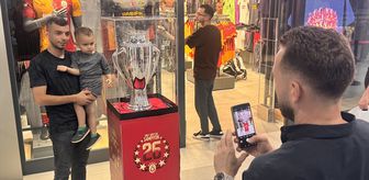 Galatasaray'ın şampiyonluk kupası Düzce'de taraftarlarla buluştu
