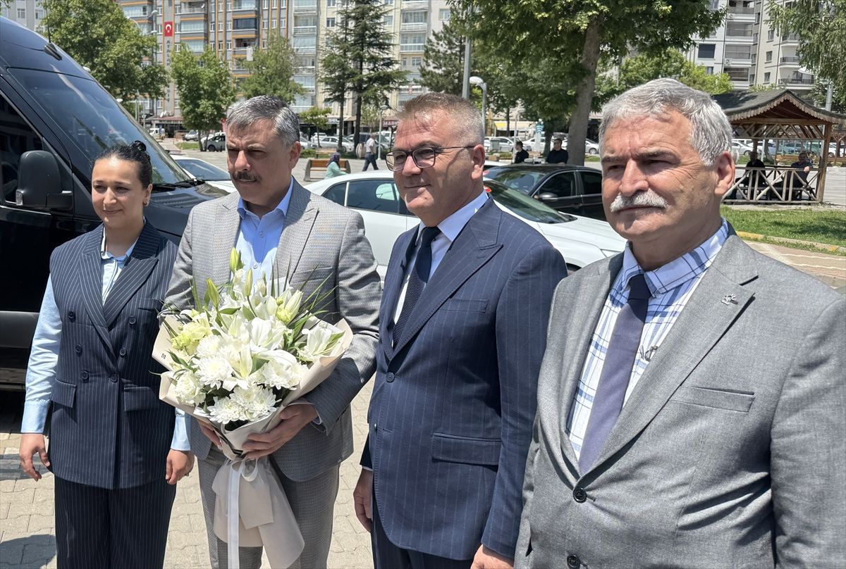 İçişleri Bakanı Mustafa Çiftçi'nin Konya'daki bir ziyaretinden görüntü.