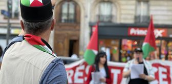 İsrail'in Gazze'deki soykırımda öldürdüğü Filistinliler, Paris'te anıldı