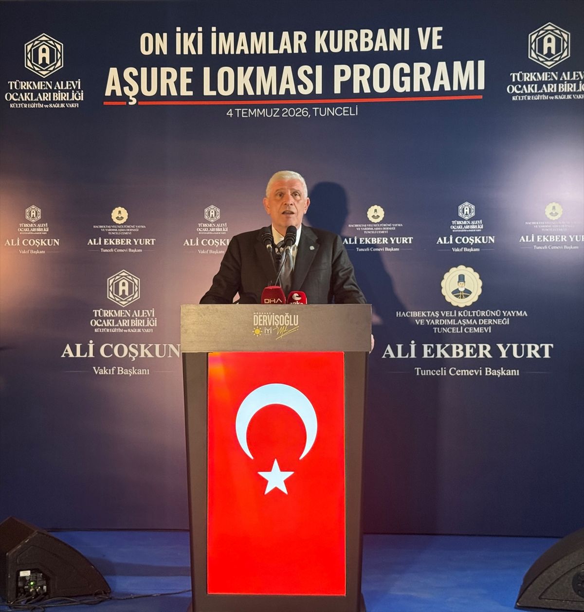 İYİ Parti Genel Başkanı Dervişoğlu, Tunceli'de konuştu Açıklaması