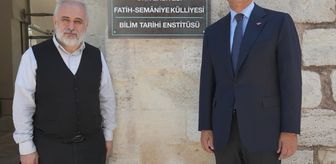 Kültür ve Turizm Bakanı Ersoy, bilim tarihçisi Prof. Dr. İhsan Fazlıoğlu ile görüştü