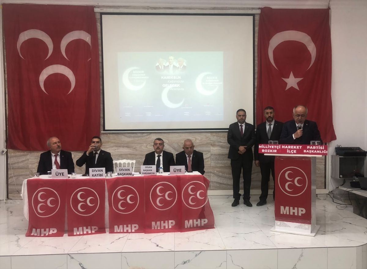 MHP Genel Başkan Yardımcısı Kalaycı, partisinin Bozkır İlçe Başkanlığı Kongresi'nde konuştu Açıklaması