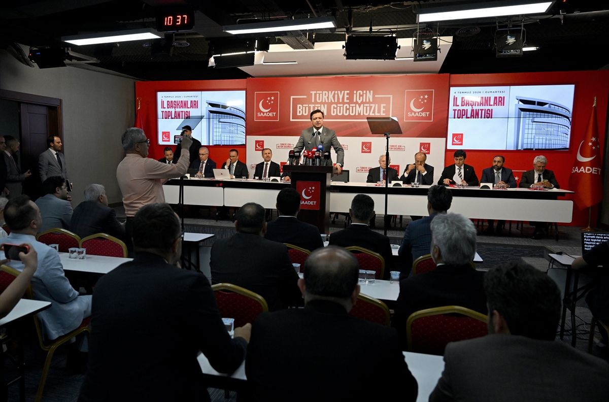 Saadet Partisi Genel Başkanı Arıkan, partisinin İl Başkanları Toplantısı'nda konuştu Açıklaması