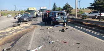 Samsun'da 8 aracın karıştığı kazada 2 kişi yaralandı