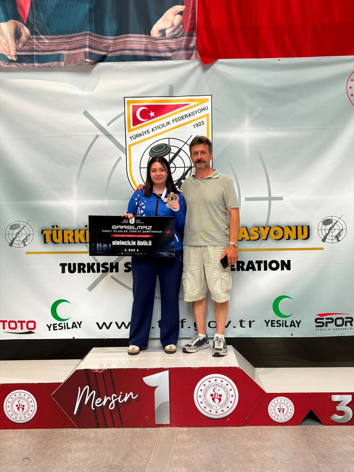 Samsunlu sporcu atıcılıkta altın madalya kazandı