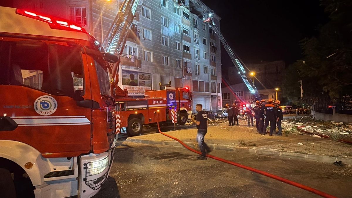 Çorlu'da patlamanın meydana geldiği bina