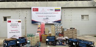 TİKA deprem felaketinden etkilenen Venezuela'ya çok sayıda ekipman desteğinde bulundu