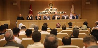 AK Parti Genel Başkan Yardımcısı Mustafa Şen Elazığ'da teşkilat toplantısına katıldı