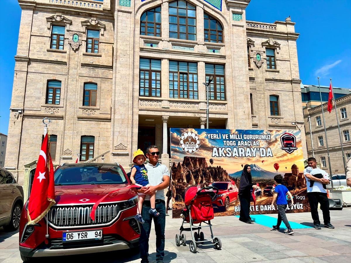 Aksaray'da 'TOGG Team Türkiye' gezi turu başladı