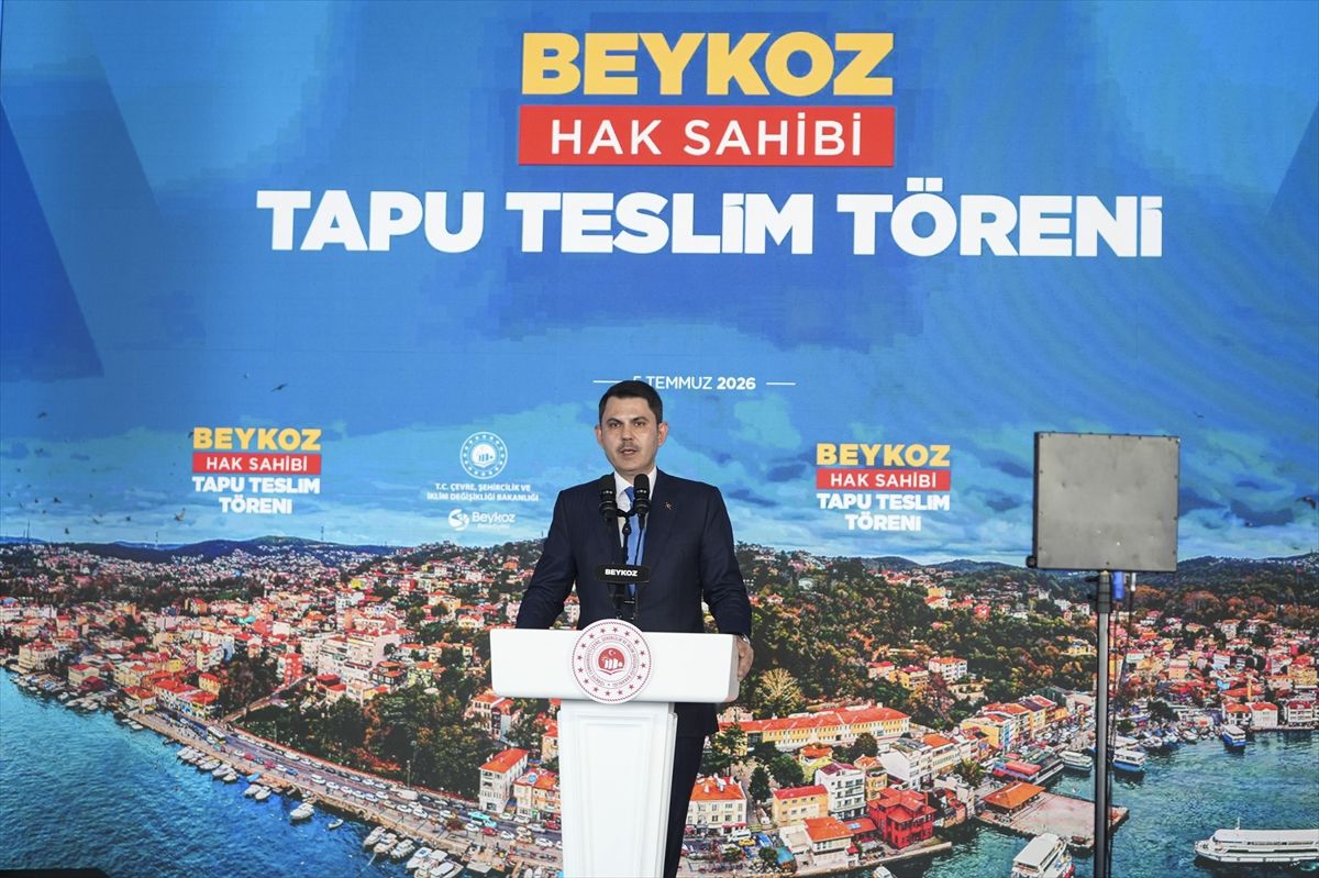 Beykoz'da 1071 hak sahibine tapu sevinci
