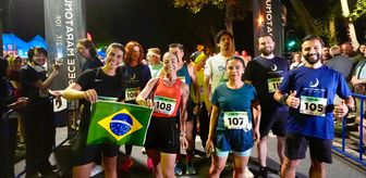 İstanbul'da Gece Maratonu koşuldu