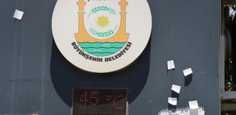 Şanlıurfa ve Gaziantep'te sıcak hava etkisini sürdürüyor