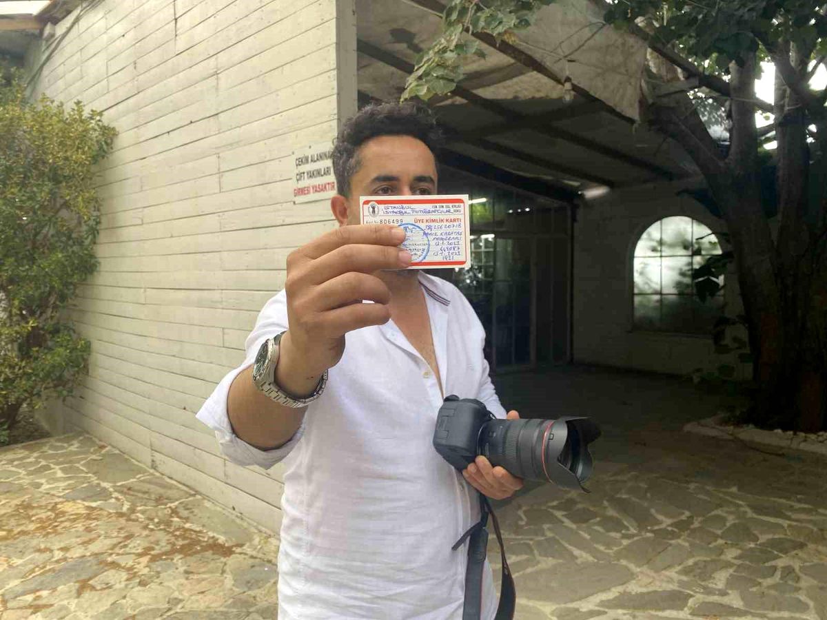 Sarıyer'de düğün fotoğrafçısı denetimleri yapılıyor.