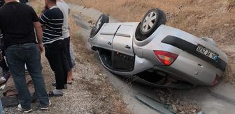 Siirt'te devrilen otomobildeki 3 kişi yaralandı