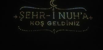Şırnak'ta 500 dronla Hz. Nuh anma gösterisi