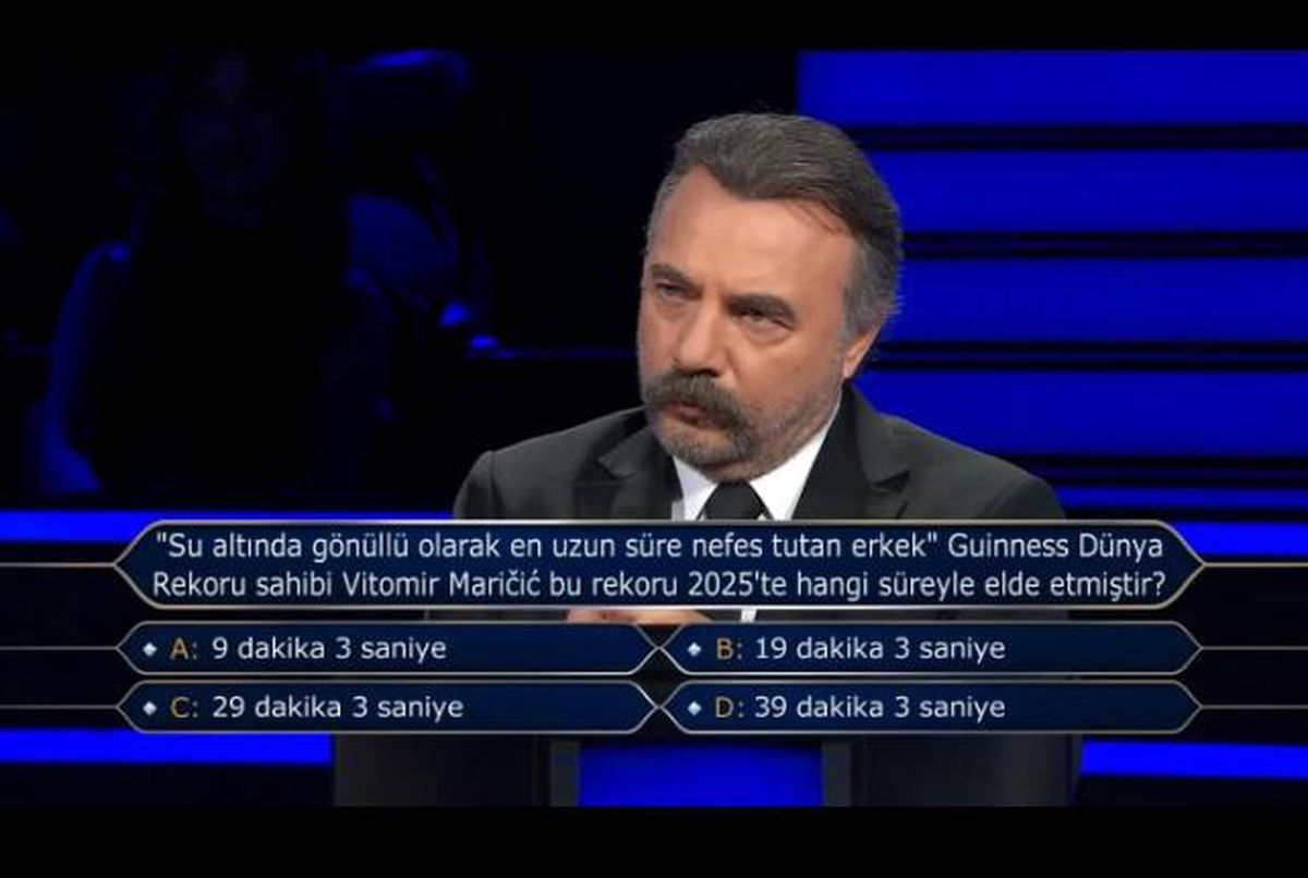 'Su altında gönüllü olarak en uzun süre nefes tutan erkek' guinness dünya rekoru sahibi vitomir maricic bu rekoru 2025'te hangi süreyle elde etmiştir?