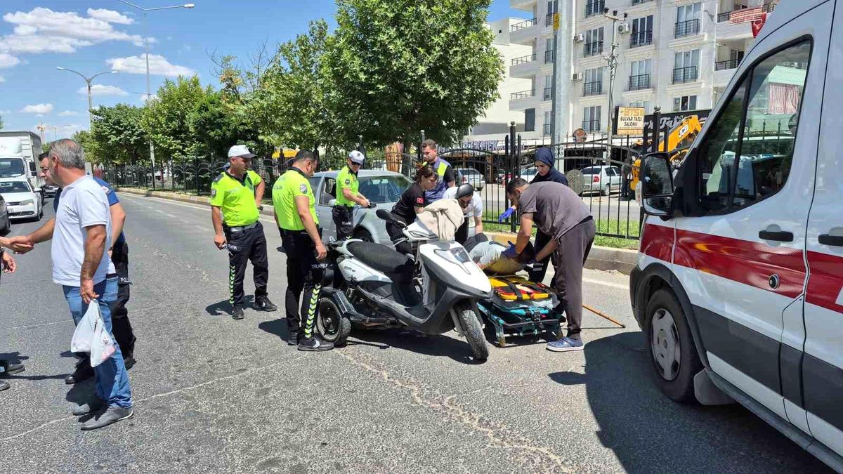 Adıyaman'da otomobille motosiklet çarpıştı: 1 yaralı
