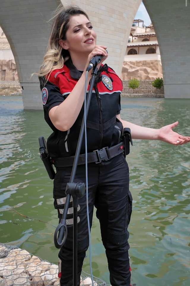 Police performance at Zeinal Bey Tomb