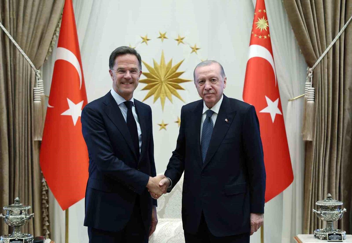 Erdoğan, NATO Genel Sekreteri Rutte'yi kabul etti