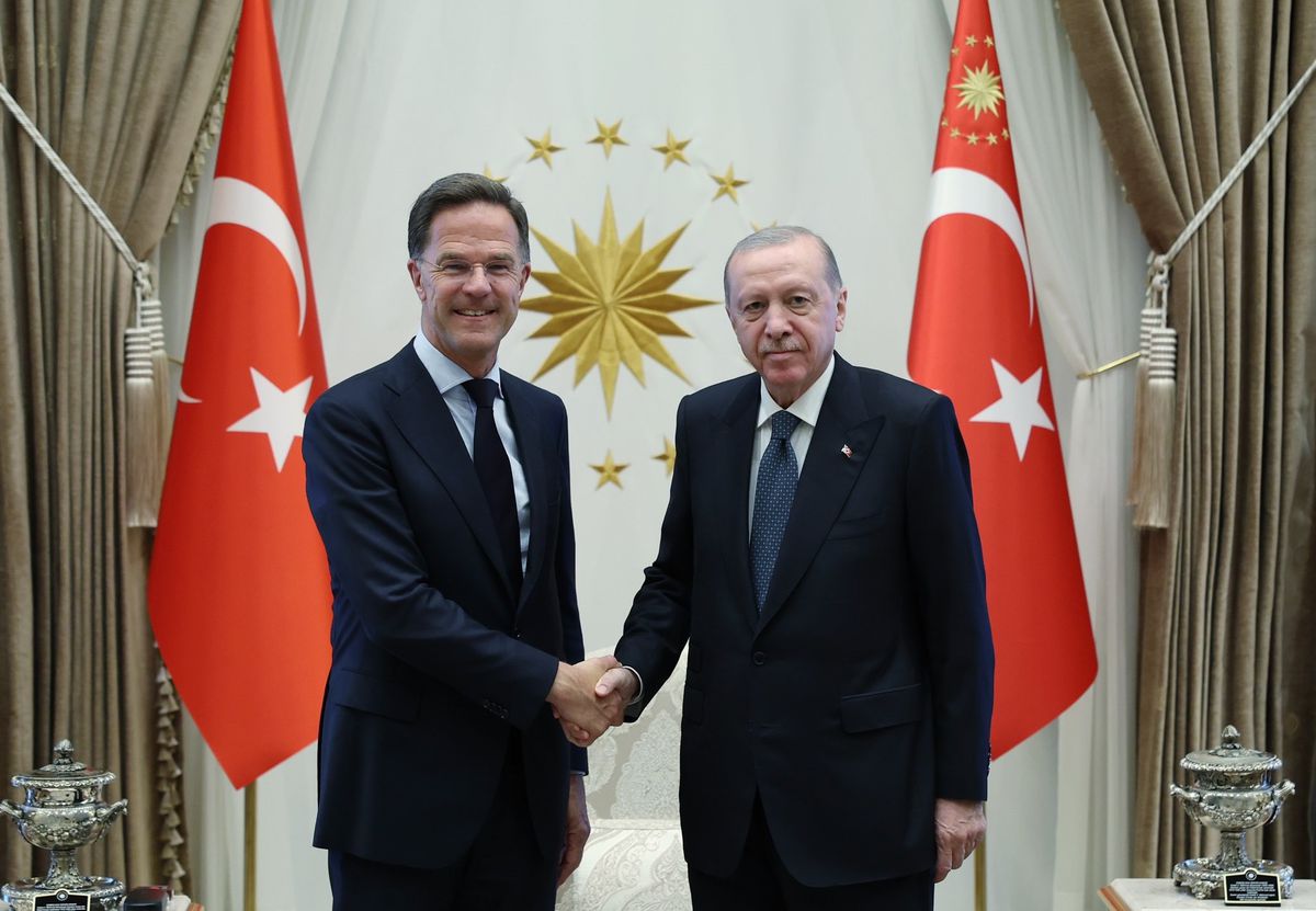 Cumhurbaşkanı Erdoğan, NATO Genel Sekreteri Rutte'yi Kabul Etti