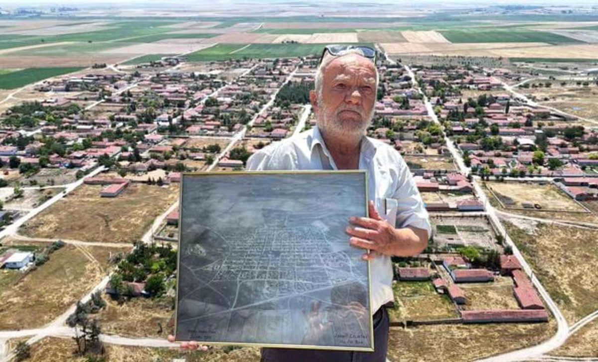 Bu köyde çıkmaz sokak yok! Adeta cetvelle çizilmiş gibi