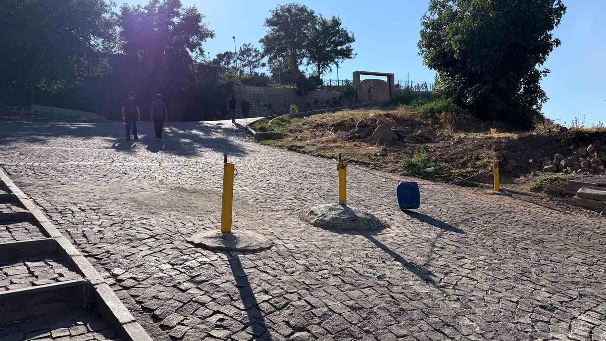 Görünmez zincir sürücülere tuzak oldu