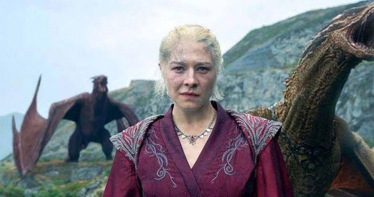 House of the Dragon dizisinin 3. sezon 3. bölümünün yayın tarihi ve detayları hakkında bilgi veren görsel.