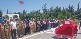 Kilis'te kalp krizi sonucu vefat eden asker İslahiye'de son yolculuğuna uğurlandı