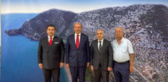 KKTC'nin 5. Cumhurbaşkanı Ersin Tatar, Mersin'de temaslarda bulundu